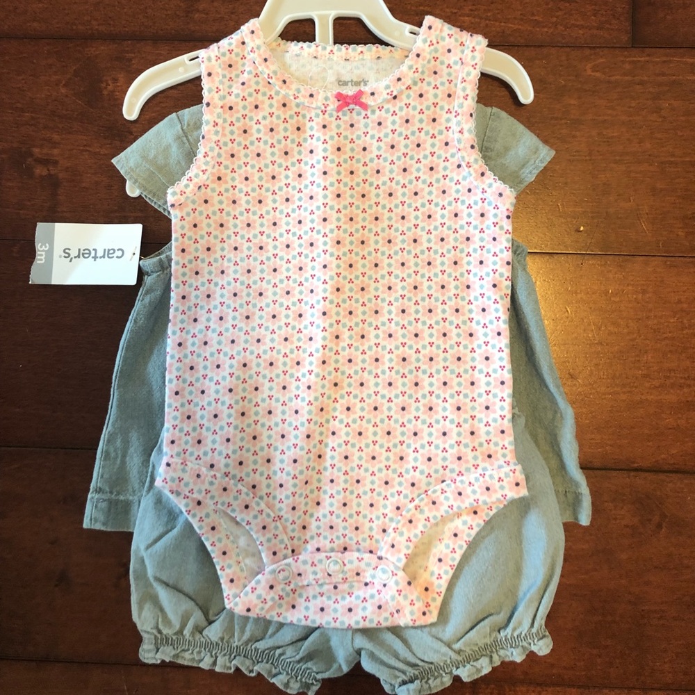 Carters 2 piece girl 3 month